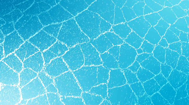 Grietas en una piscina de obra