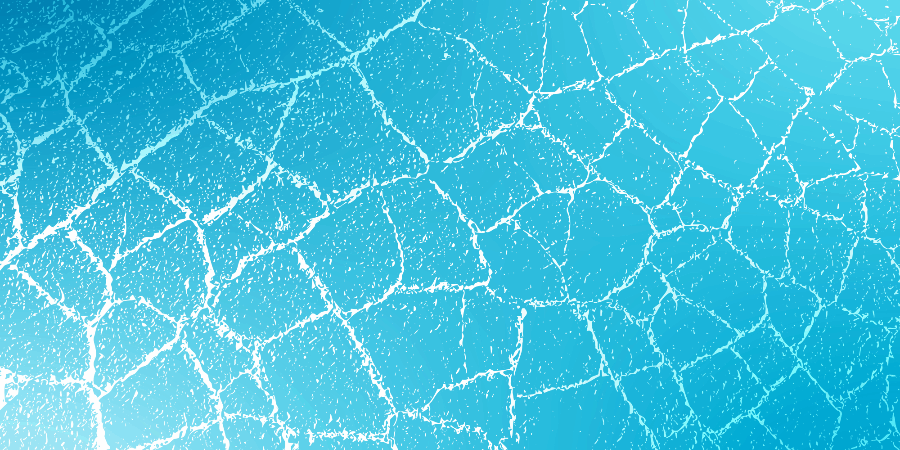 Grietas en una piscina de obra