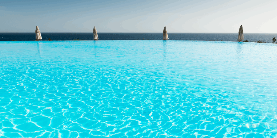 Vista panorámica de piscina