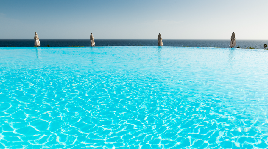 Vista panorámica de piscina